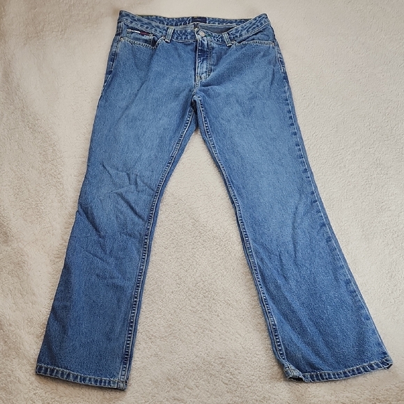 Classic Blue Denim Jeans Tommy Hilfiger 9 90s - Picture 2 of 7